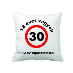 Párna - 30 éves szülinapra - Választható évszámmal