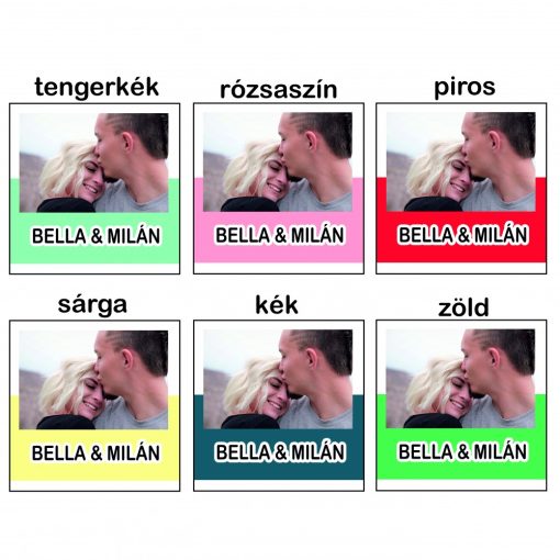 Párna - Fényképes párna nevekkel - minimal