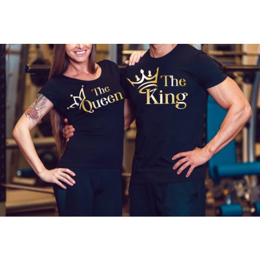 Páros póló - The King - The Queen - Klasszik